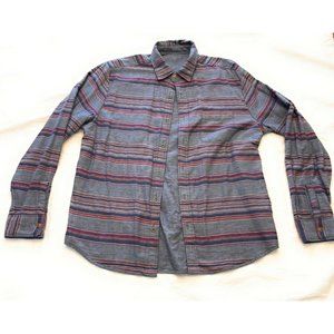 Faherty Reversible Shirt Mens XL? Plaid and Gray